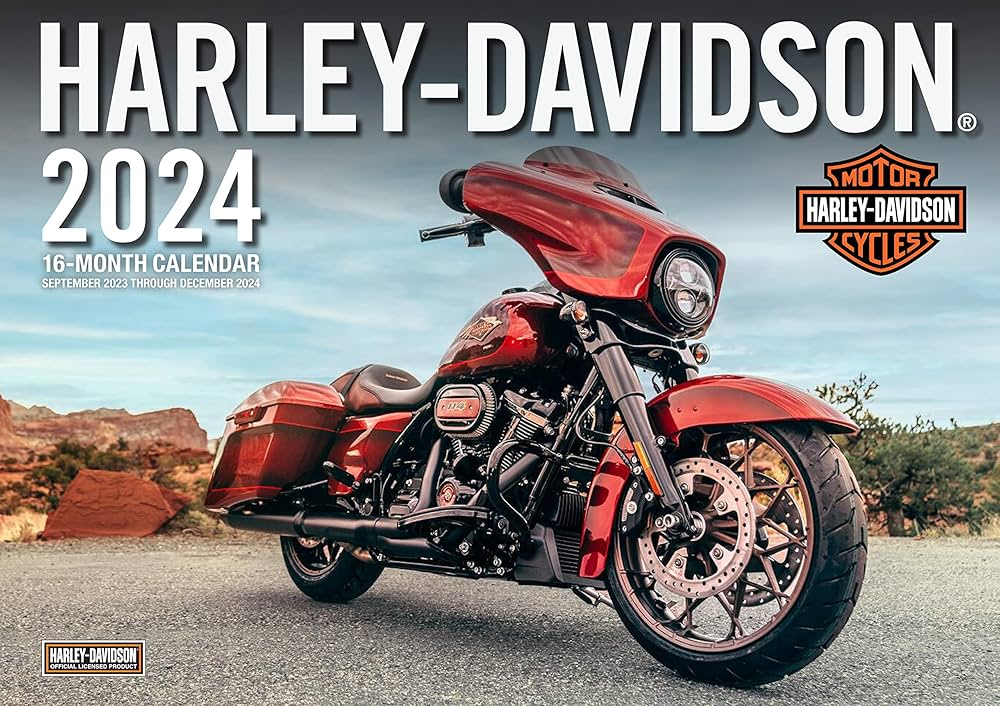 Harley-Davidson 2024: 16-Month 17x12 Wall Calendar